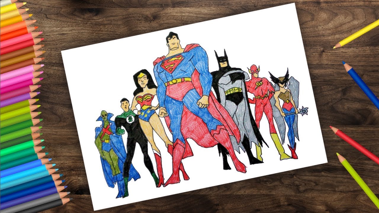 Justice league drawing 2017(sketch) by sybrosworld on DeviantArt