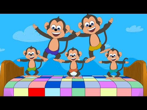 Five Little Monkeys | Nursery Rhymes | Kids Songs | Children Rhymes | Toddler Videos
