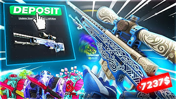 I spent 7000$ with AWP | Gungnir deposit on CSGORoll Case Battles, so you don