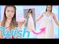 Trying On Cheap Prom Dresses I Bought From Wish!