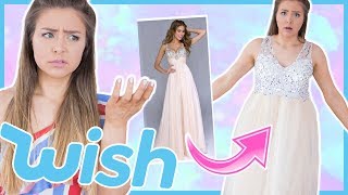 Trying On Cheap Prom Dresses I Bought From Wish!