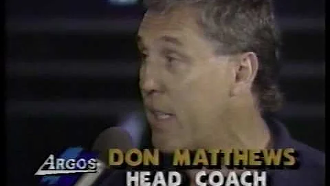 Legendary CFL coach Don Matthews (1990 CFN)