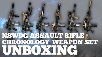 Unboxing the 1/6 scale NSWDG Chronology Weapon Set from Easy & Simple