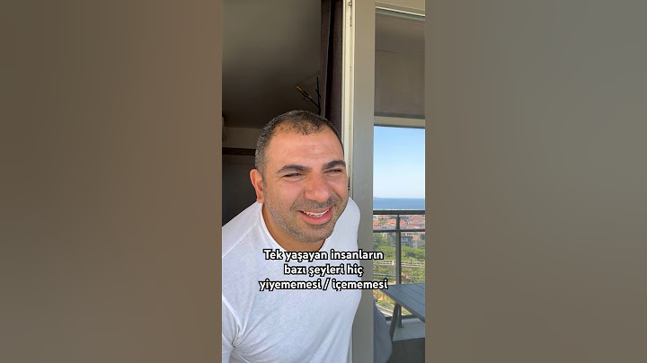 Tek yaşayan insanların bazı şeyleri hiç yiyememesi / içememesi