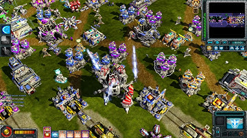 SUPER SLIM Compstomp , Red Alert 3 Gameplay - 2v4 , Using MODS , Live Gameplay