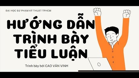 Hướng dẫn tiểu luận