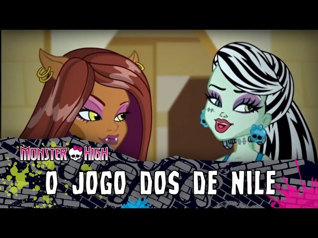 Jogos das Monster High de Vestir - Nefera - Brinquedos de Papel