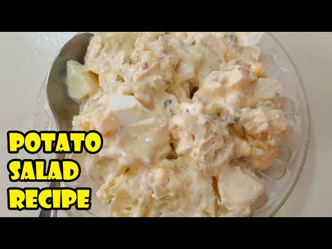 CLASSIC POTATO EGG SALAD RECIPE | HOW TO MAKE POTATO SALAD | POTATO SALAD WITH EGG RECIPE