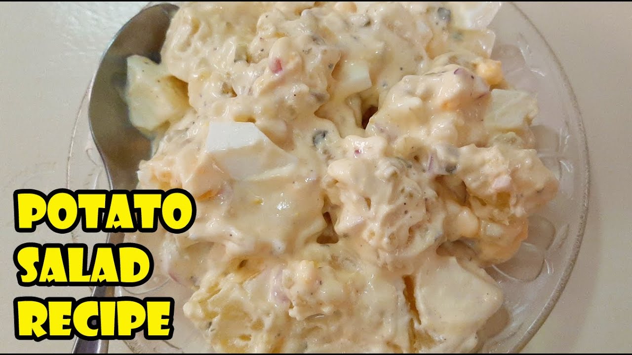 CLASSIC POTATO EGG SALAD RECIPE | HOW TO MAKE POTATO SALAD | POTATO ...