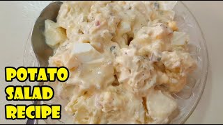 CLASSIC POTATO EGG SALAD RECIPE | HOW TO MAKE POTATO SALAD | POTATO SALAD WITH EGG RECIPE