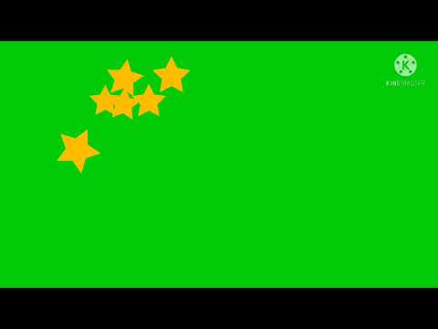 Paramount flying stars green screen