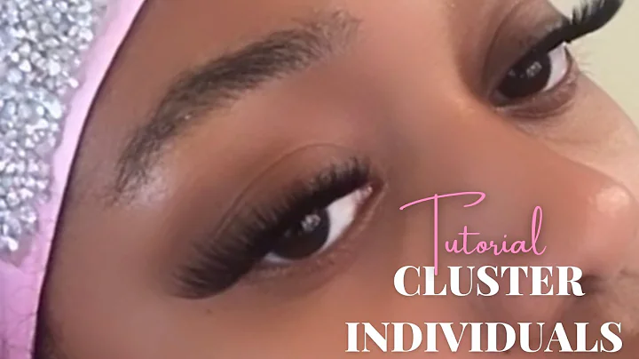 DIY CLUSTER INDIVIDUAL LASH EXTENSIONS | BEGINNER ...