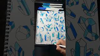 Crystals Coloring Books for Adults Relax Time