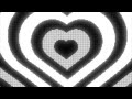 Black and White Y2k Neon LED Lights Heart Background || 1 Hour Looped HD Mp3 Song