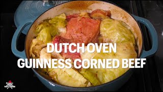 Dutch Oven Guinness Corned Beef and Cabbage