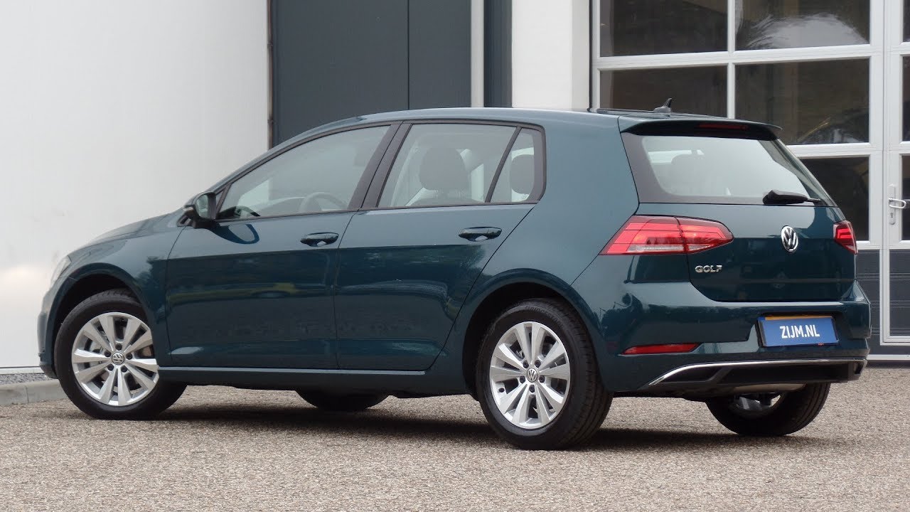 Volkswagen New Golf 2018 Comfortline Pea Green Metallic Walk Volkswagen New Golf 2018 Comfortline Pea Green Metallic Walk Around Detail Inside
