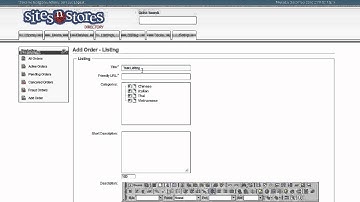 Adding a Listing to MyDirectory - SitesNStores Support
