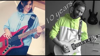 10 years - The optimist (Guitar and Bass cover)