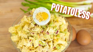 How to make the BEST Keto Potato Salad! Potatoless!