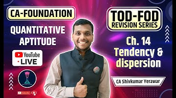 Measure of Central Tendency Revision Session | CA Foundation | Ch. 14  | By CA Shivkumar Yerawar