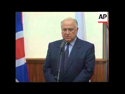 RUSSIA: MOSCOW: TONY BLAIR TRAVELS ON METRO DURING OFFICIAL VISIT