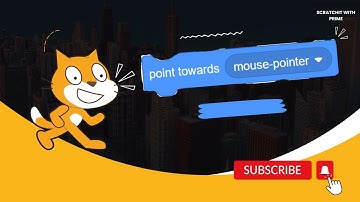 Point Towards Mouse Pointer | Scratch game tutorial | Scratch team | Motion Blocks in Scratch