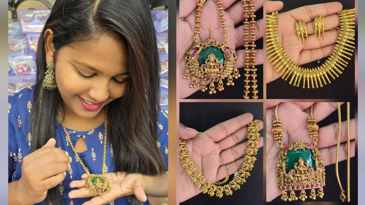 ഒരുപാട് കാലം ഉപയോഗിക്കാന്‍ കഴിയുന്ന premium quality antique ഹാരങ്ങള്‍...WhatsApp 9447352493 to order