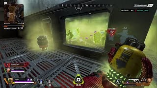 APEX LEGENDS | EPIC GAS ROOM SQUAD WIPEOUT BY CAUSTIC