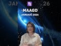 ♍ Maagd januari 2026