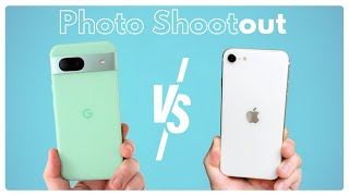 200 Photos Pixel 8a vs iPhone SE | Photo Shoot|out