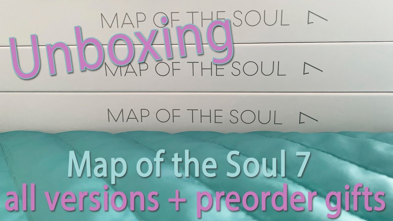 Unboxing: BTS MotS 7 (all 4 versions + Weply preorder gifts) - YouTube
