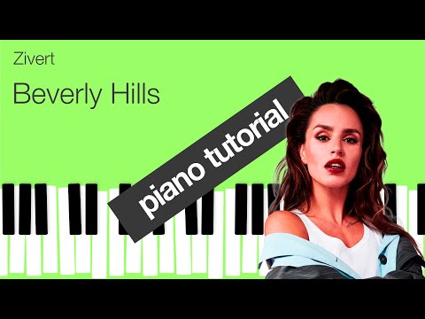 Как Играть Beverly Hills - Zivert На Пианино.