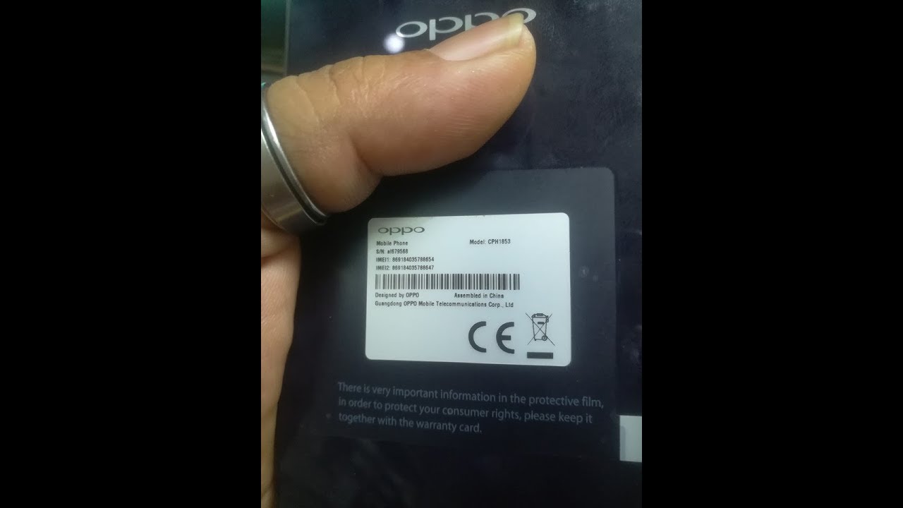 OPPO CPH1853 A3S TEST POINT & Pattern Password Frp Solution