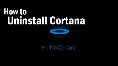 How To Remove Cortana in Windows 10 | Uninstall & Reinstall