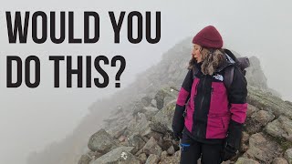 The hardest hike on the UK's highest mountain | CMD Arête, Ben Nevis