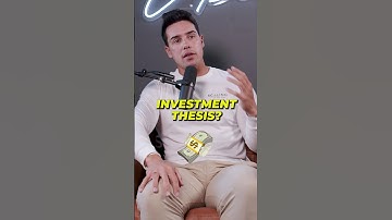 What is your Investment Thesis?#financiaplanner #financialadvisors #scalingwithsystems #investment