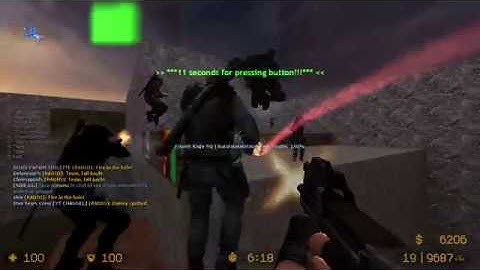 Counter-Strike Zombie Escape Mod, CS Source, Map: ze_30_seconds