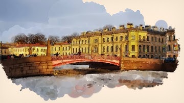 Saint Petersburg • Pointillism Drawing Animation Generative Art
