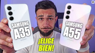 Esavants Videos ELIGE BIEN!✅SAMSUNG GALAXY A55 VS GALAXY A35 | COMPARATIVA