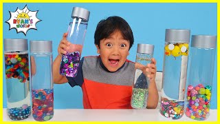 How to make PLAY sensory water bottles for Kids DIY!