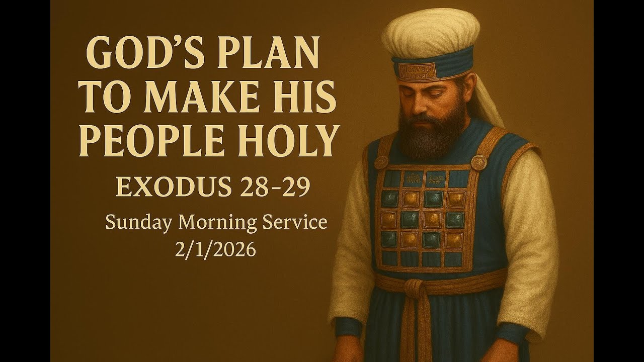 God's Plan to Make His People Holy - Exodus 28-29 - YouTube