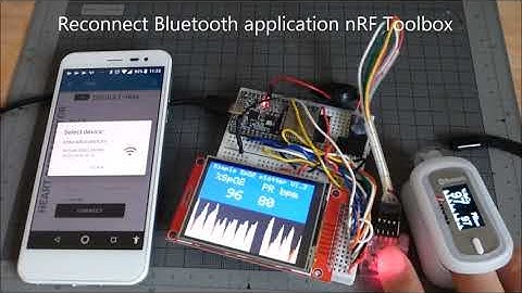 ESP32 Simple SpO2 plotter(pulse oximeter) with LCD touch screen