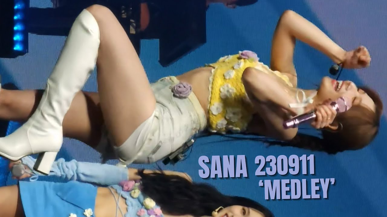 Sana - 230911 'Medley' TWICE 5th World Tour (slow-focused fancam)
