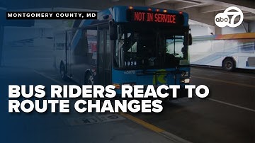Some Maryland commuters adjust to Metro, RideOn Bus route changes