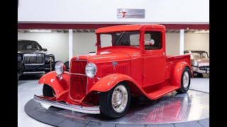 1934 Ford Pickup Restomod Startup & Walk Around | For Sale at GT Auto Lounge