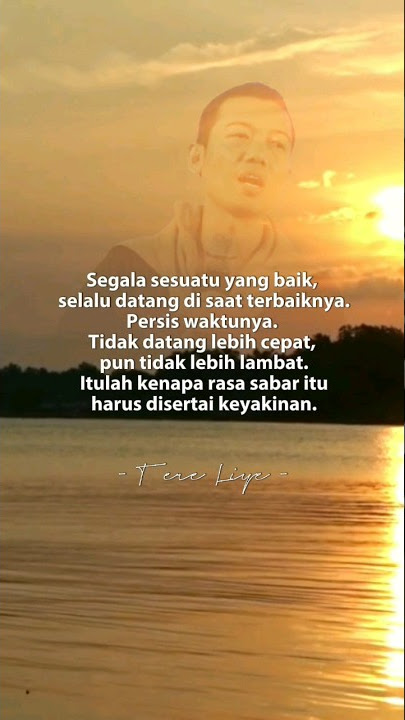 kata kata bijak by tere liye | status wa #quotes #status #katakatabijak #shorts