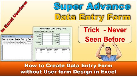 Advance Data Entry Application - YouTube