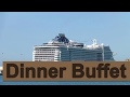 MSC Preziosa Dinner Buffet Tour - 2016 Documentary