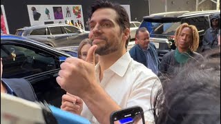 Superman’s Henry Cavill was a Hero to Autograph Seekers and Fans at Good Morning America in NYC