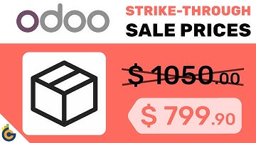 How To Setup Strike-through Sale Price in Odoo e-Commerce | Crossed-out Price Configuration